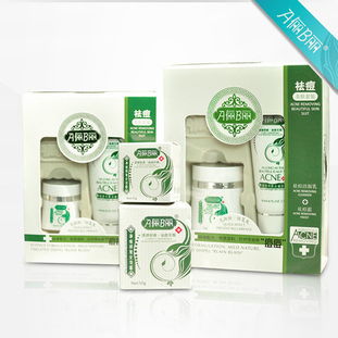 a俪b丽组合 中药祛痘修复套装，见证肌肤焕新之旅